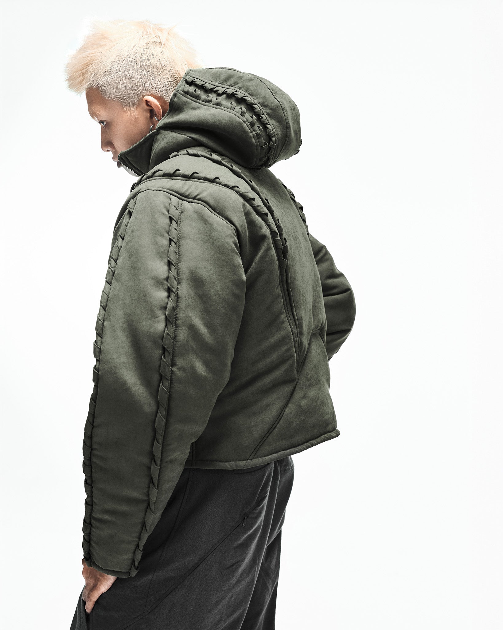 BOOMARM PUFFER JACKET (Olive) | PRE-ORDER