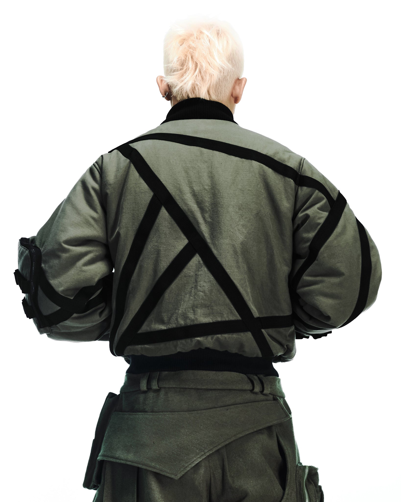 LOCK BOMBER JACKET (Olive)