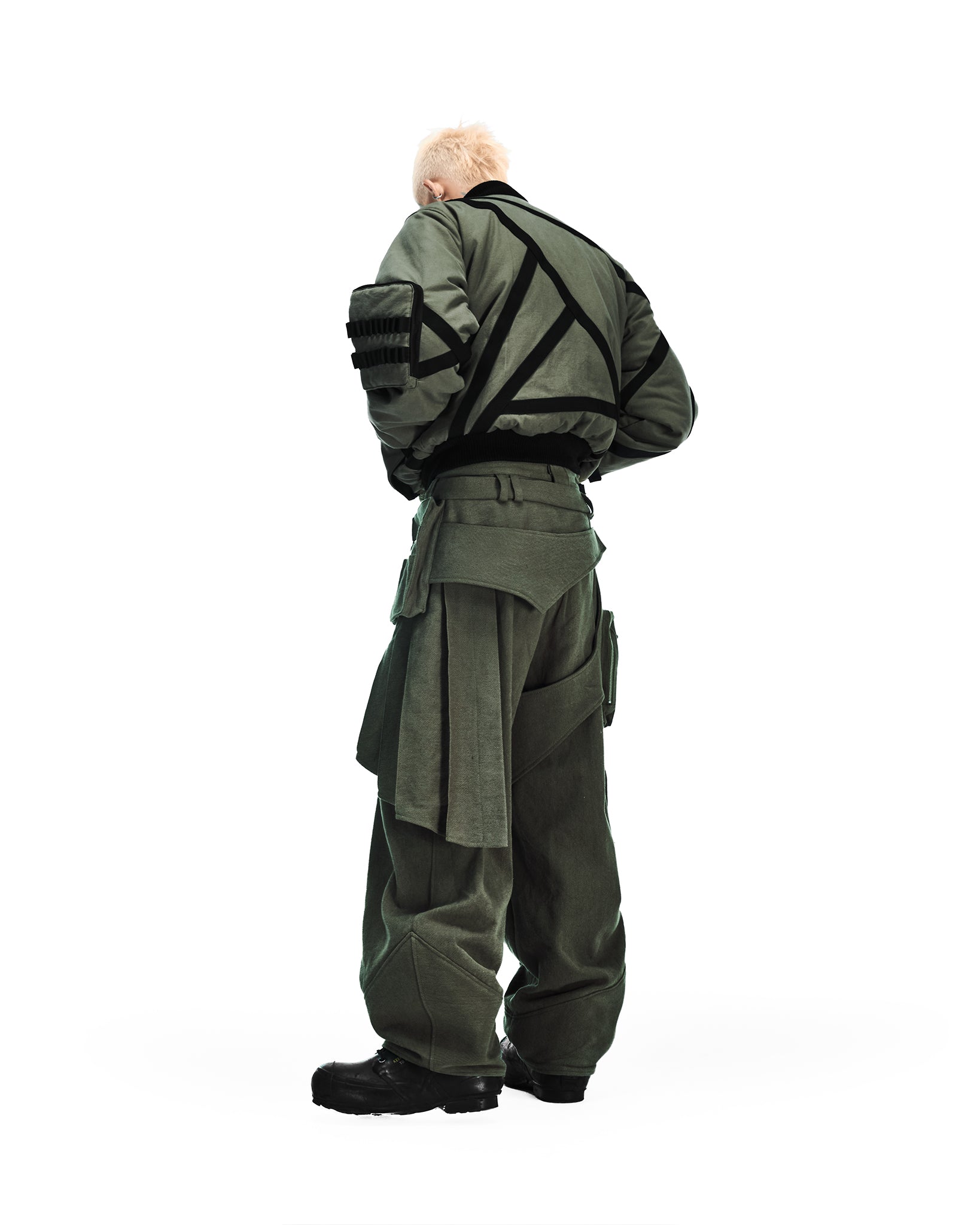 LOCK BOMBER JACKET (Olive)