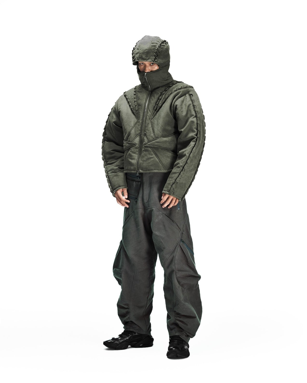 BOOMARM PUFFER JACKET (Olive) | PRE-ORDER