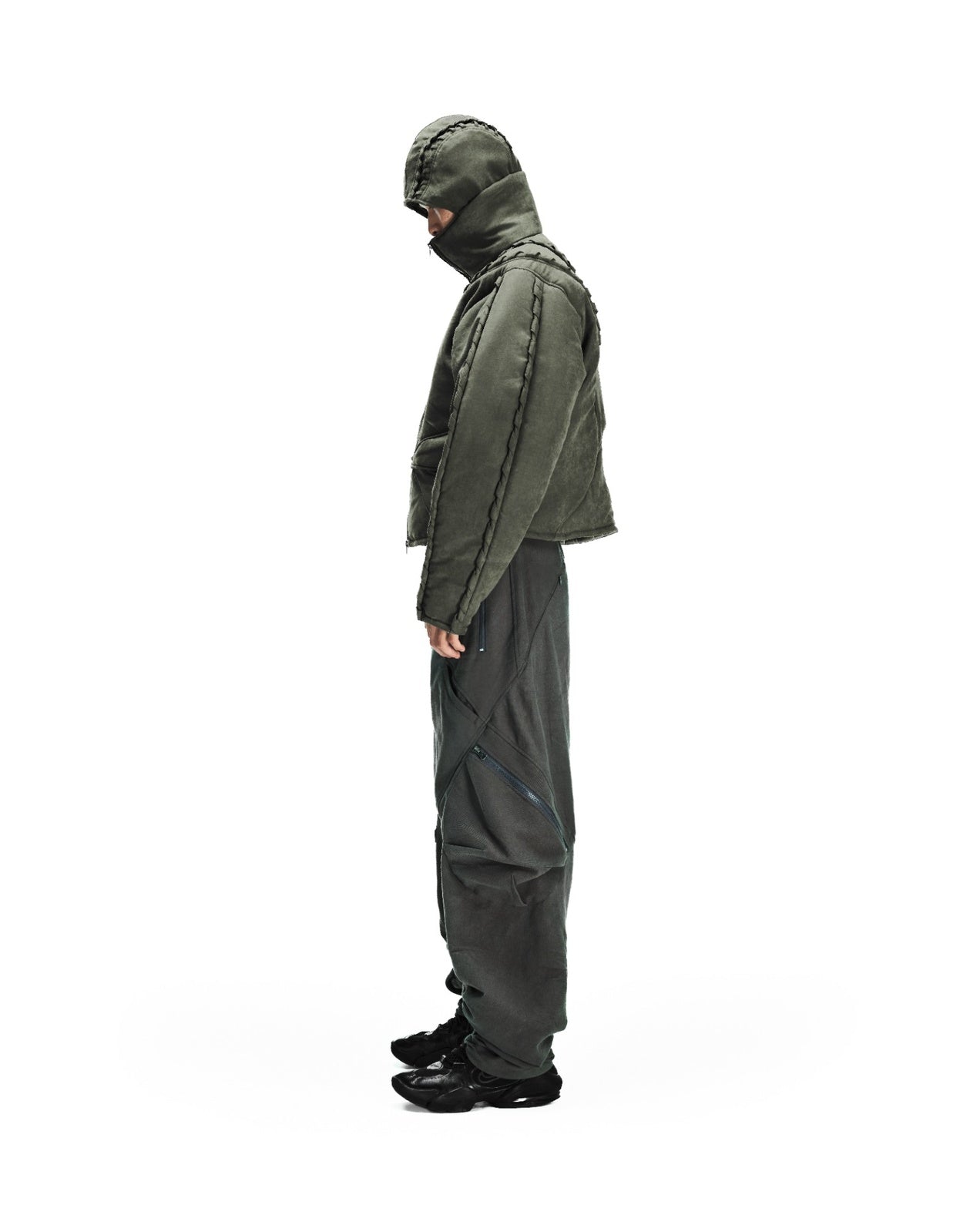 BOOMARM PUFFER JACKET (Olive) | PRE-ORDER