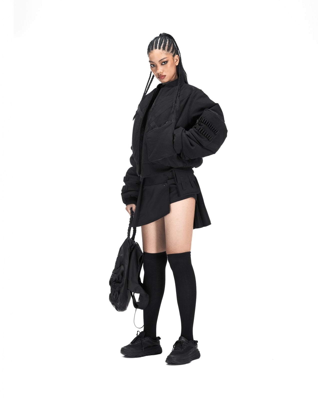 LOCK BOMBER JACKET (Black)