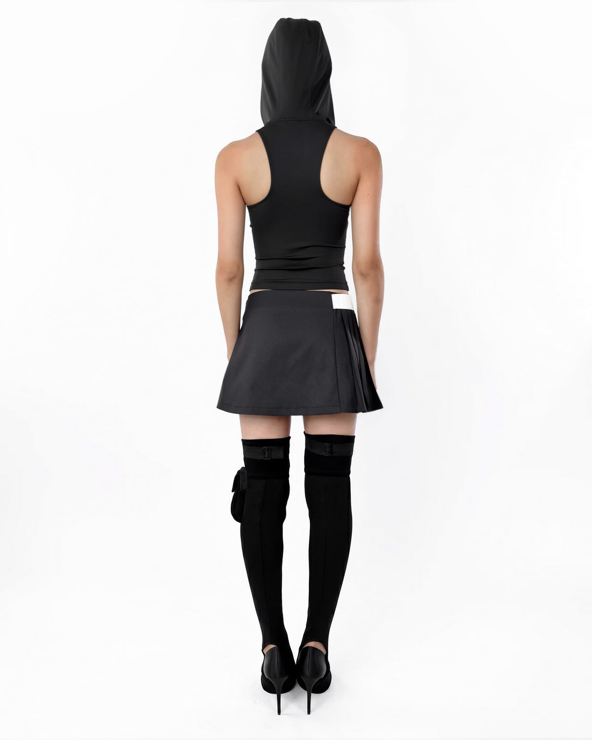 SYN HOODED TANKTOP - DARK