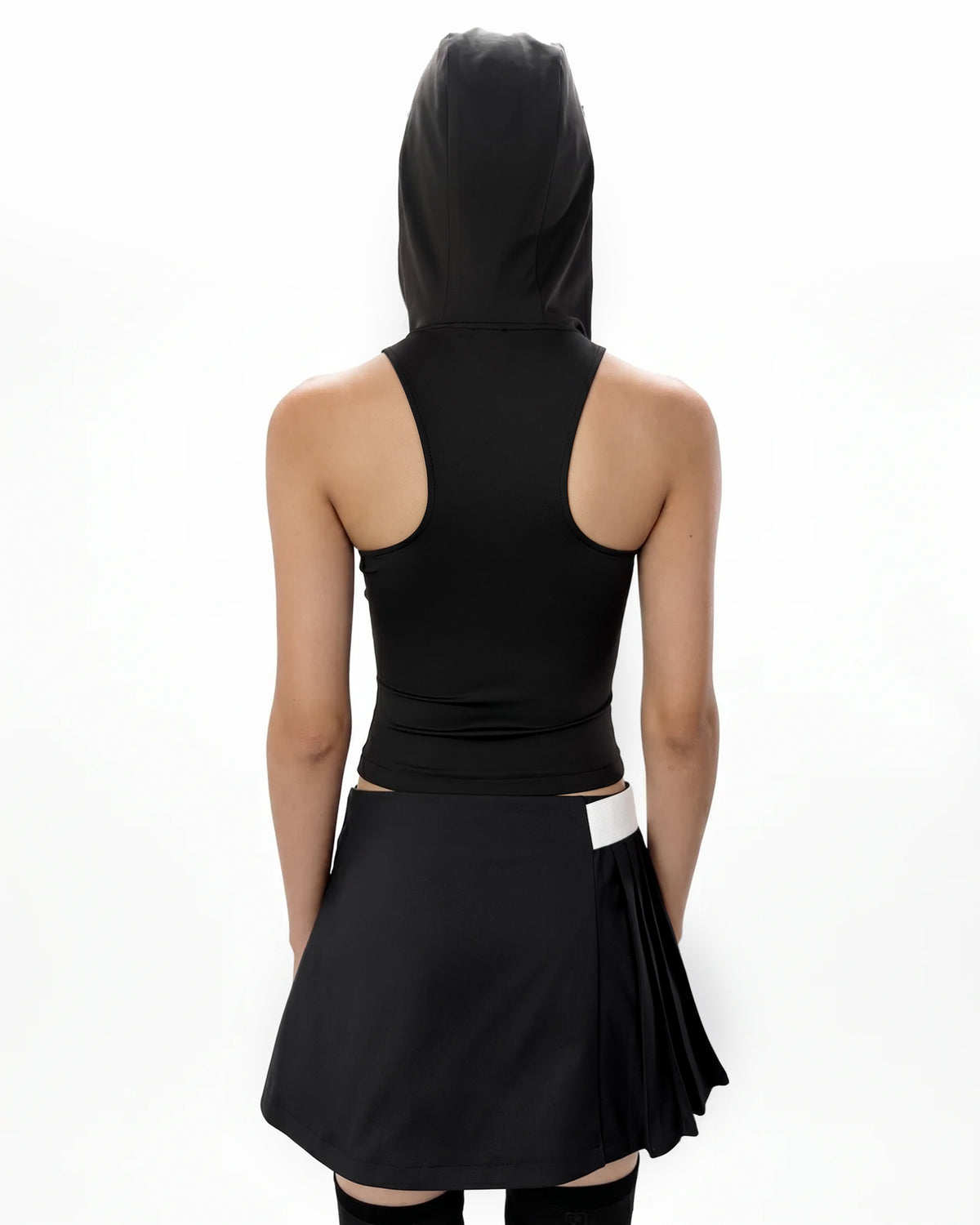 SYN HOODED TANKTOP - DARK