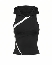 SYN HOODED TANKTOP - DARK