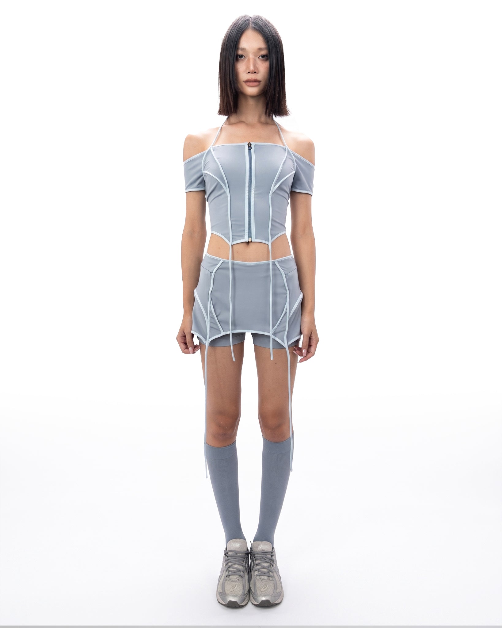 XAVA SKIRT SHORT - SKY
