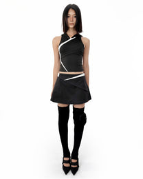 SYN HOODED TANKTOP - DARK