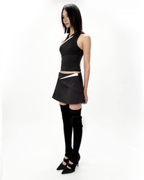 SYN HOODED TANKTOP - DARK