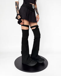 GENE LEG WARMERS - BLACK