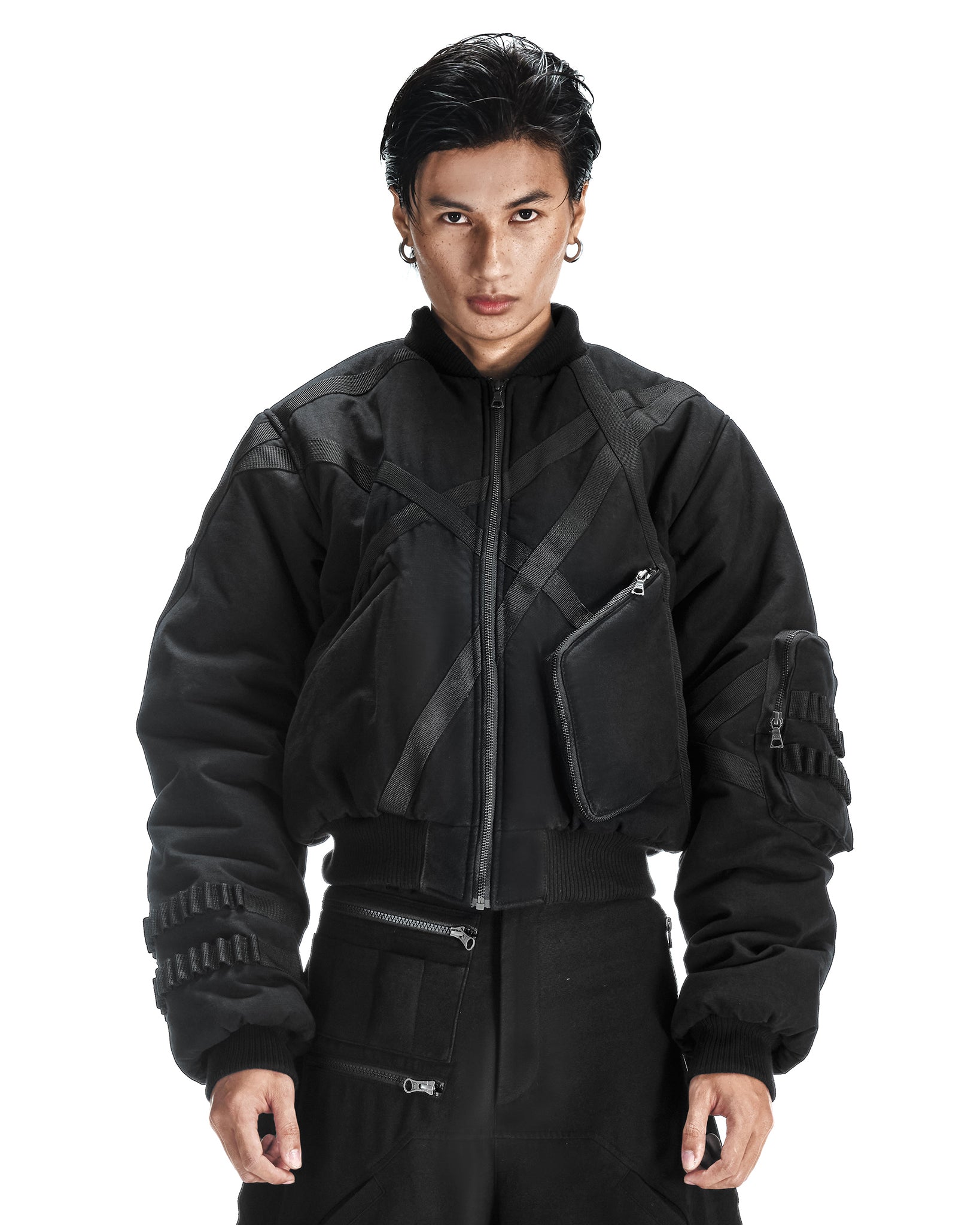 Lock Style Jacket LOCK BOMBER JACKET (Black) – ACCOX ACX