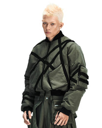 LOCK BOMBER JACKET (Olive)
