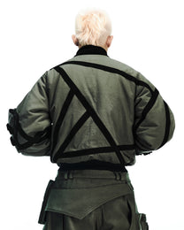 LOCK BOMBER JACKET (Olive)