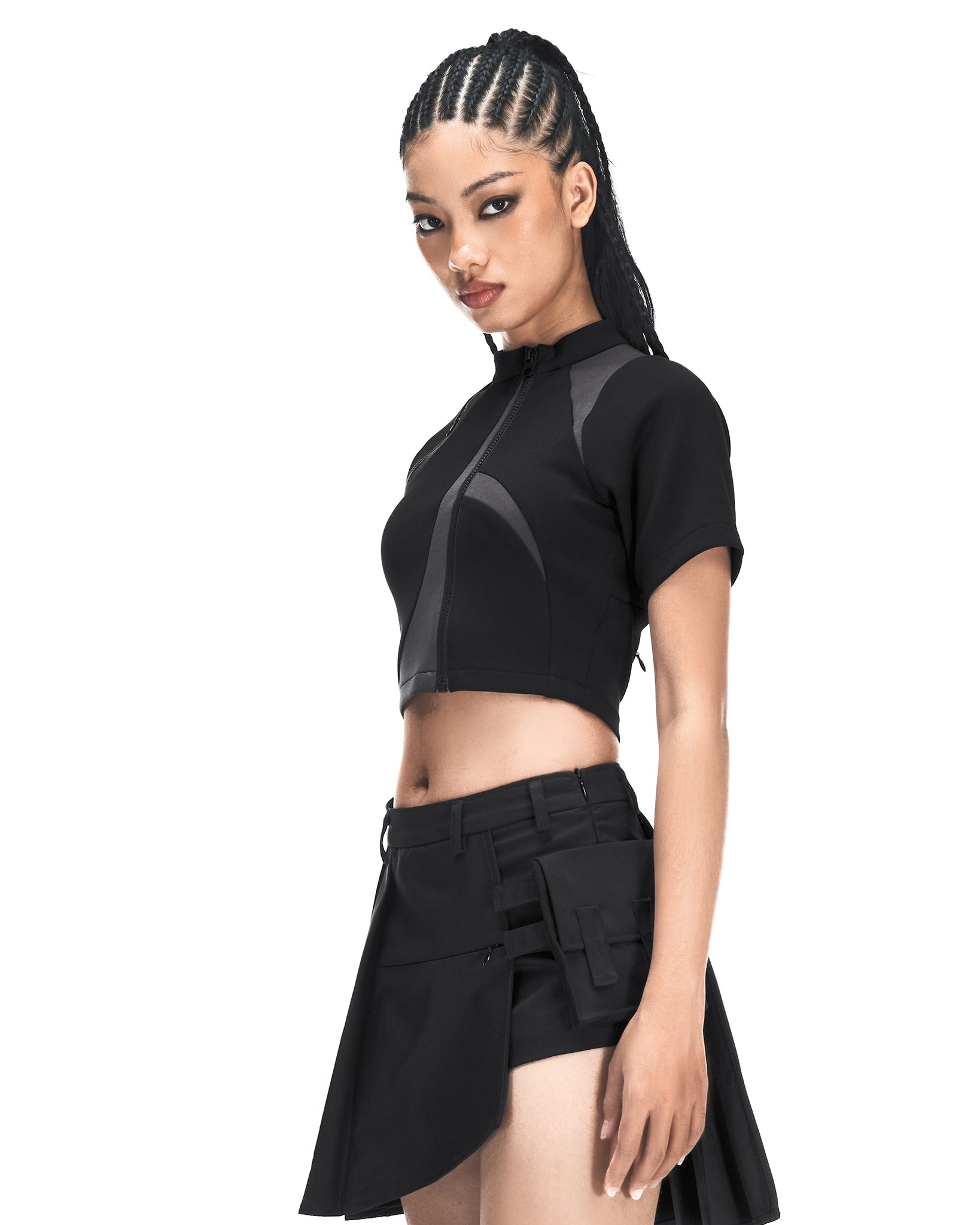 M.X CROPPED SHIRT (Dark)