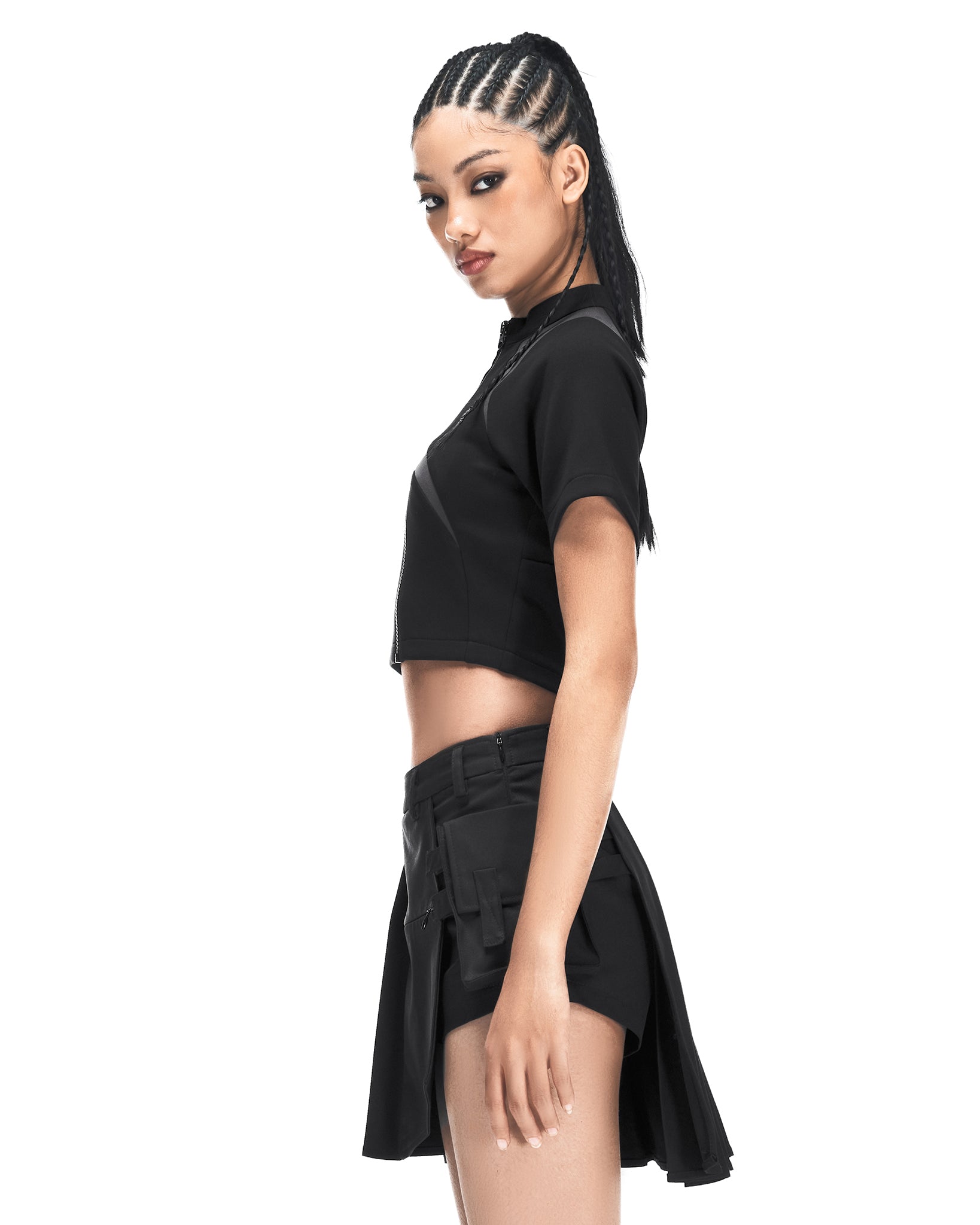 M.X CROPPED SHIRT (Dark)