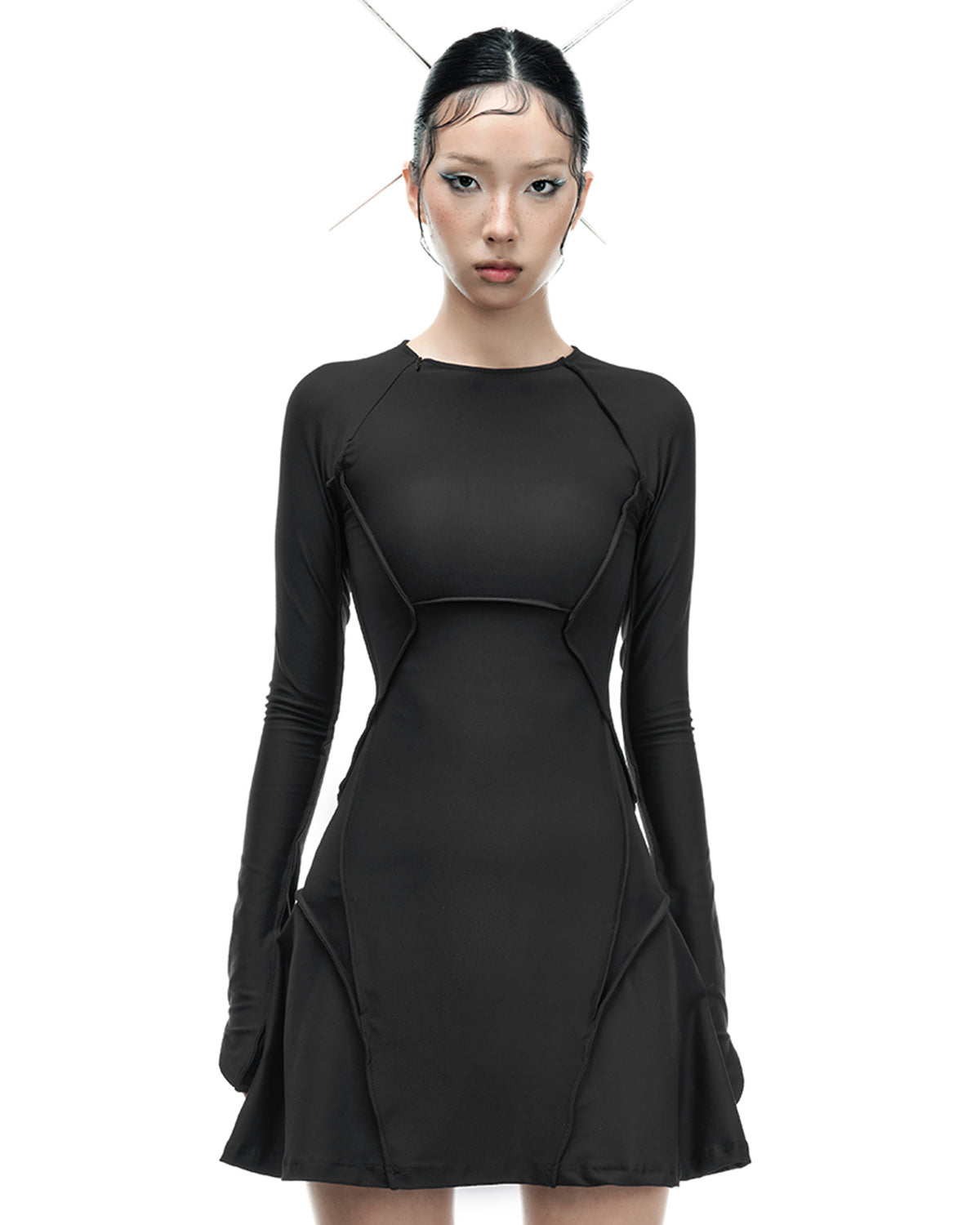 STATIX LINE DRESS - DARK