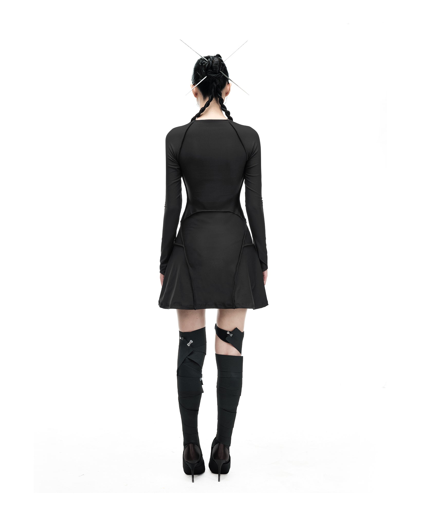 STATIX LINE DRESS - DARK