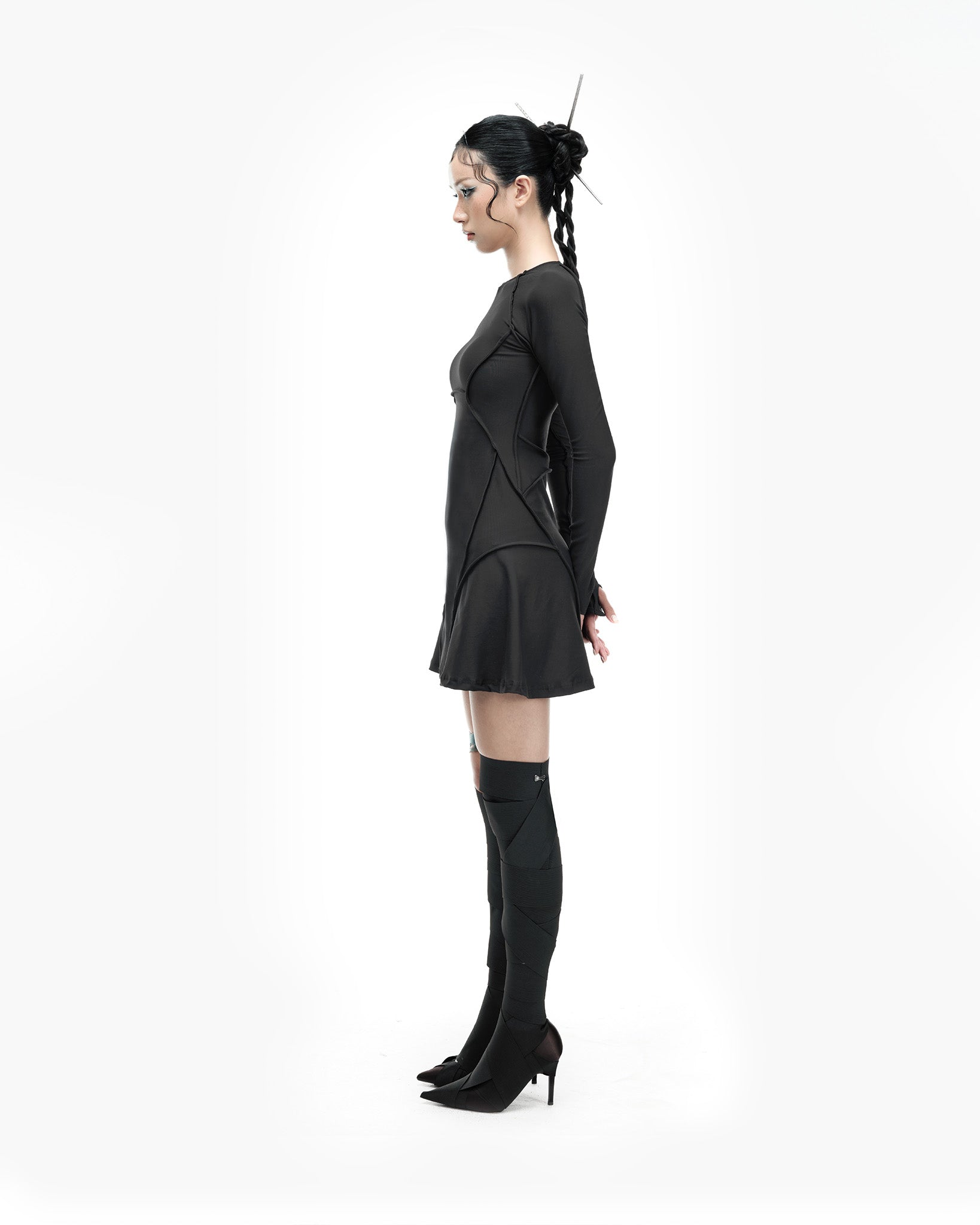 STATIX LINE DRESS - DARK