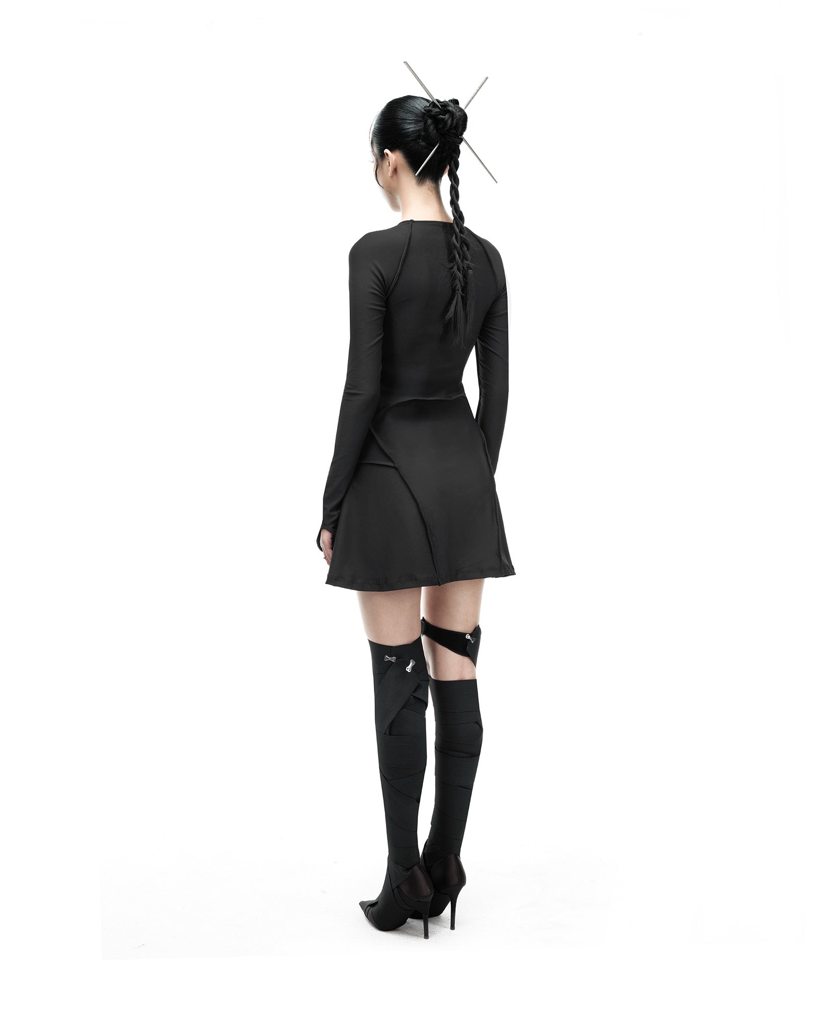 STATIX LINE DRESS - DARK