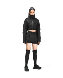 XIRVA CROPPED JACKET (Black)