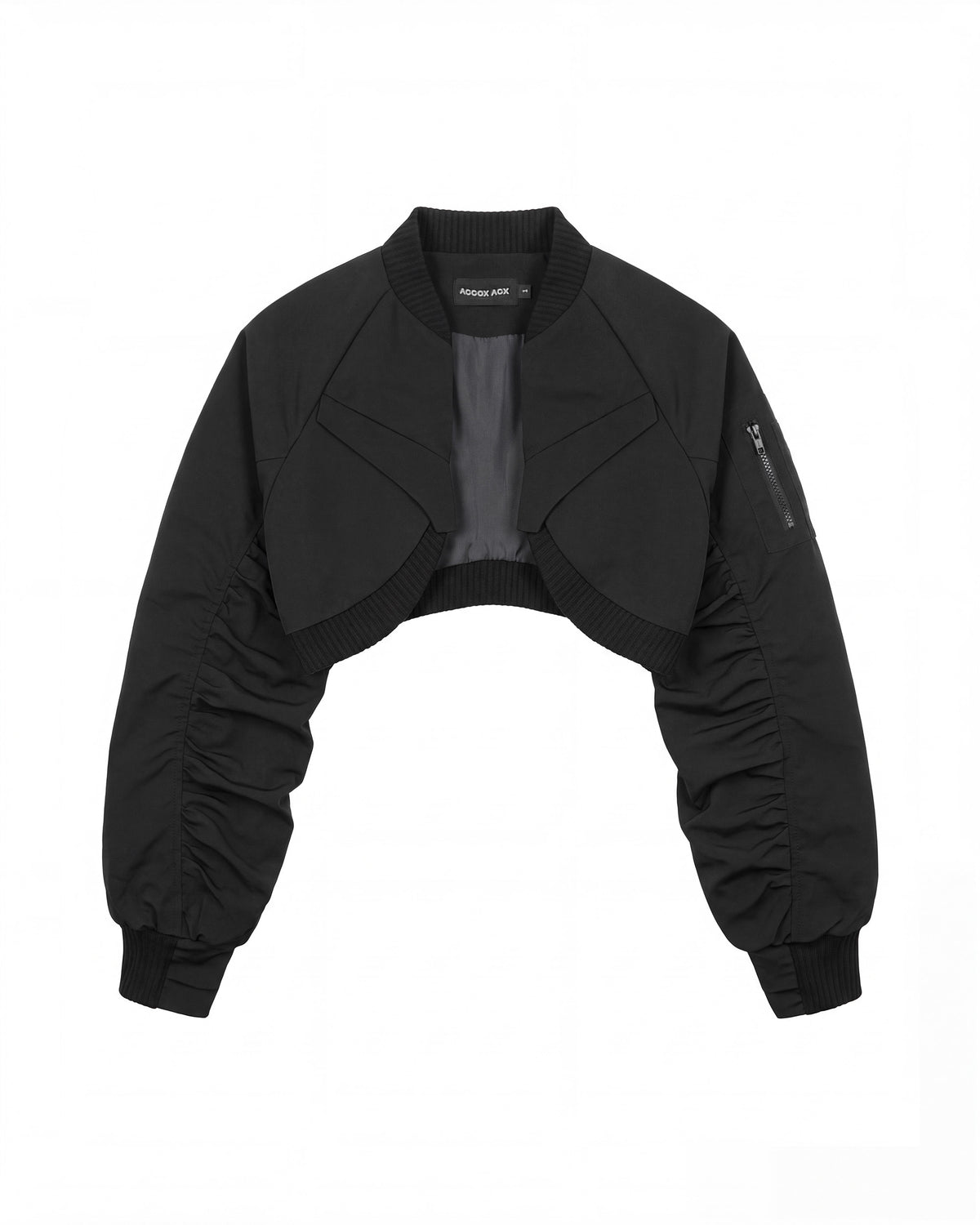 VOID BOLERO BOMBER - BLACK