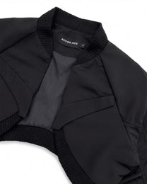 VOID BOLERO BOMBER - BLACK