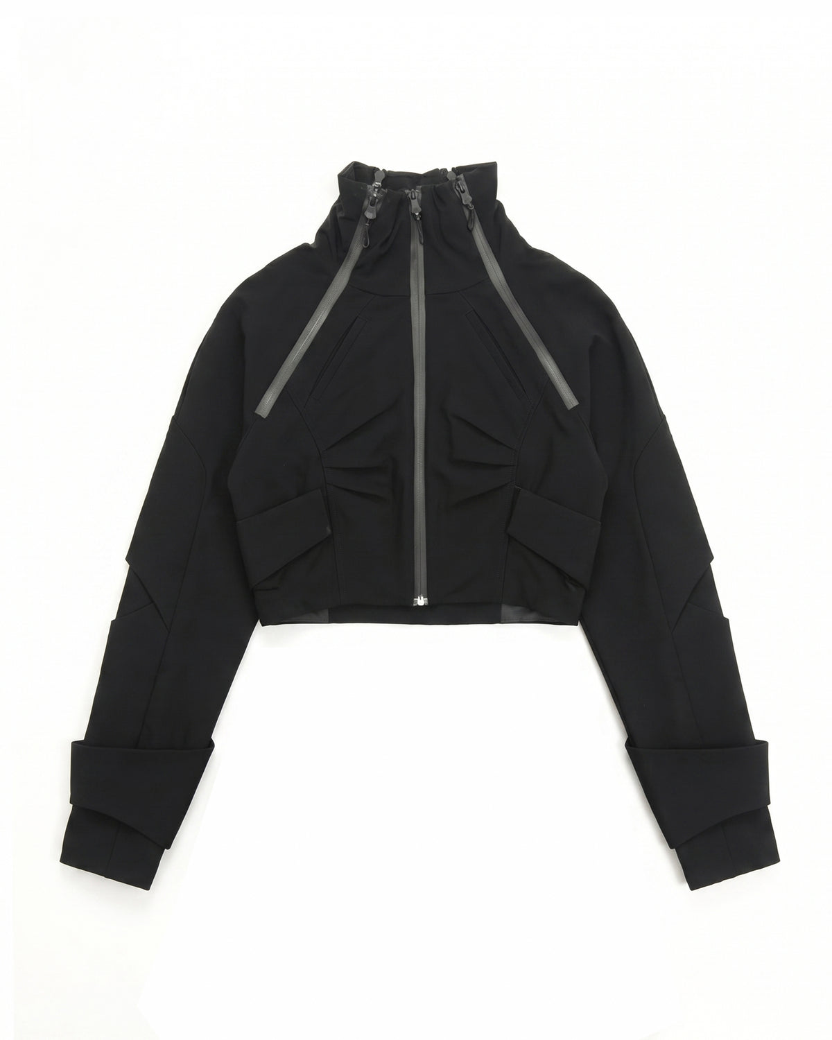 XIRVA CROPPED JACKET (Black)