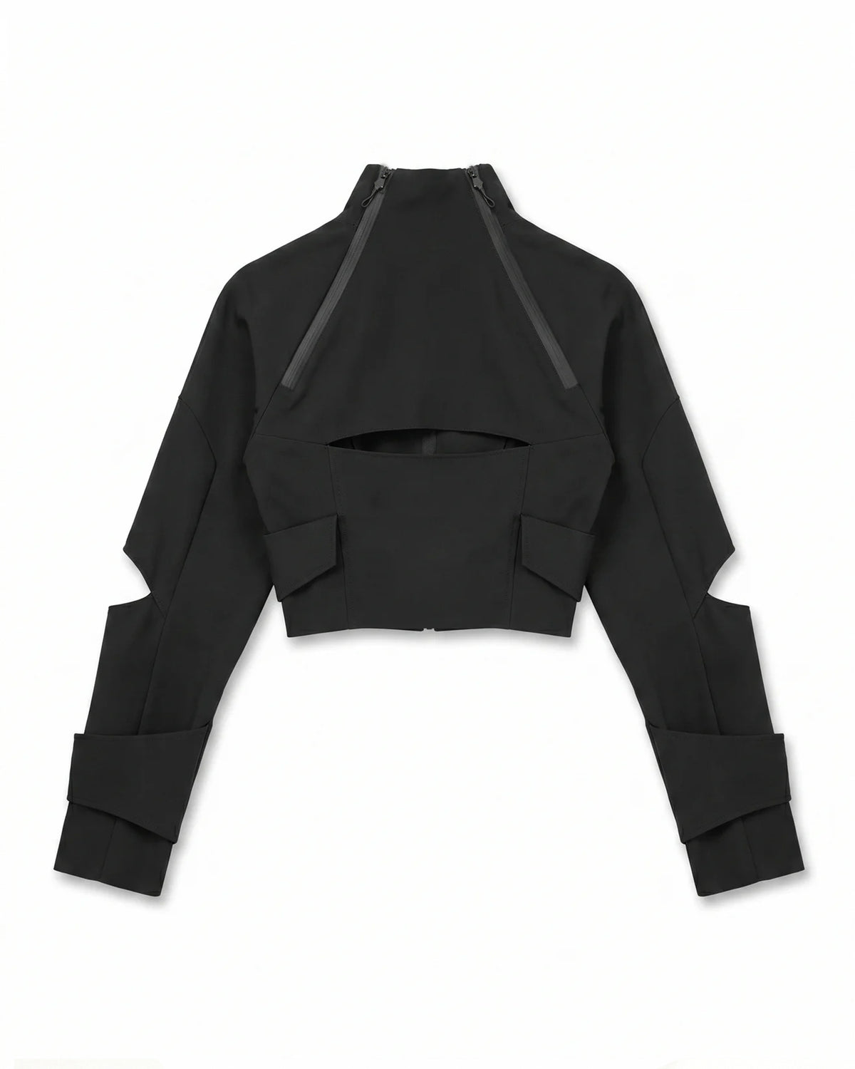 XIRVA CROPPED JACKET (Black)