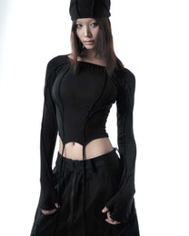 VIVIX TOP &amp; HEADPIECE (dark)
