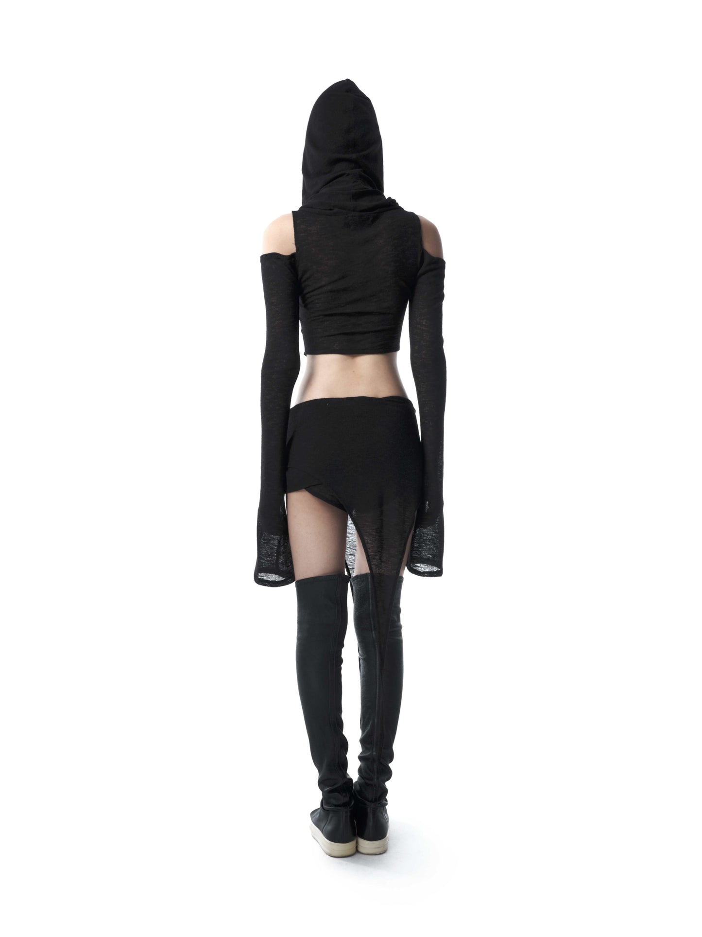 NOMAX HOODED LAYERED SET (NUBIAN exclusive / black)