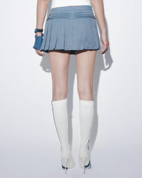 @ MINI SKIRT - BLUE