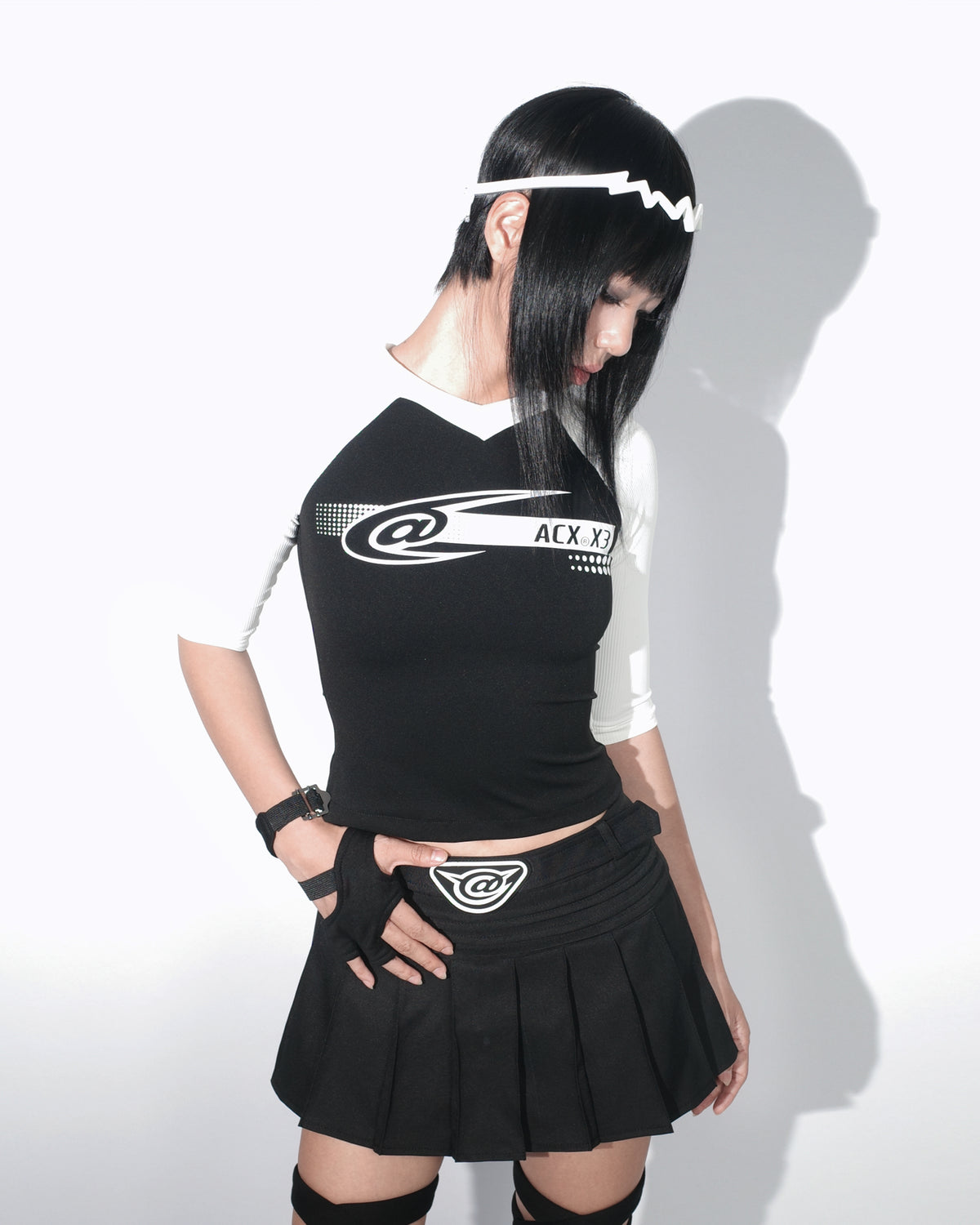 @ MINI SKIRT - BLACK