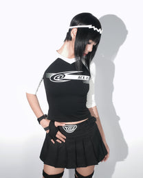@ MINI SKIRT - BLACK